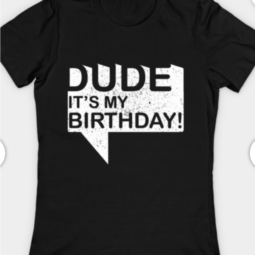 Place Black T-Shirt “DUDE IT’S MY BIRTHDAY” from Children’s Place. Girls xxl 16